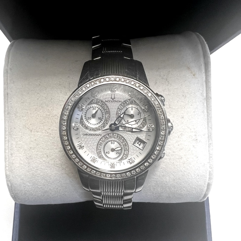 Accutron Diamond Chronograph Watch